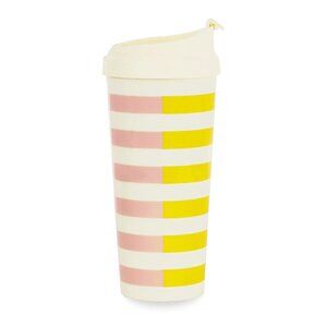 Kate Spade New York Two-Tone Striped Insulated Tumbler